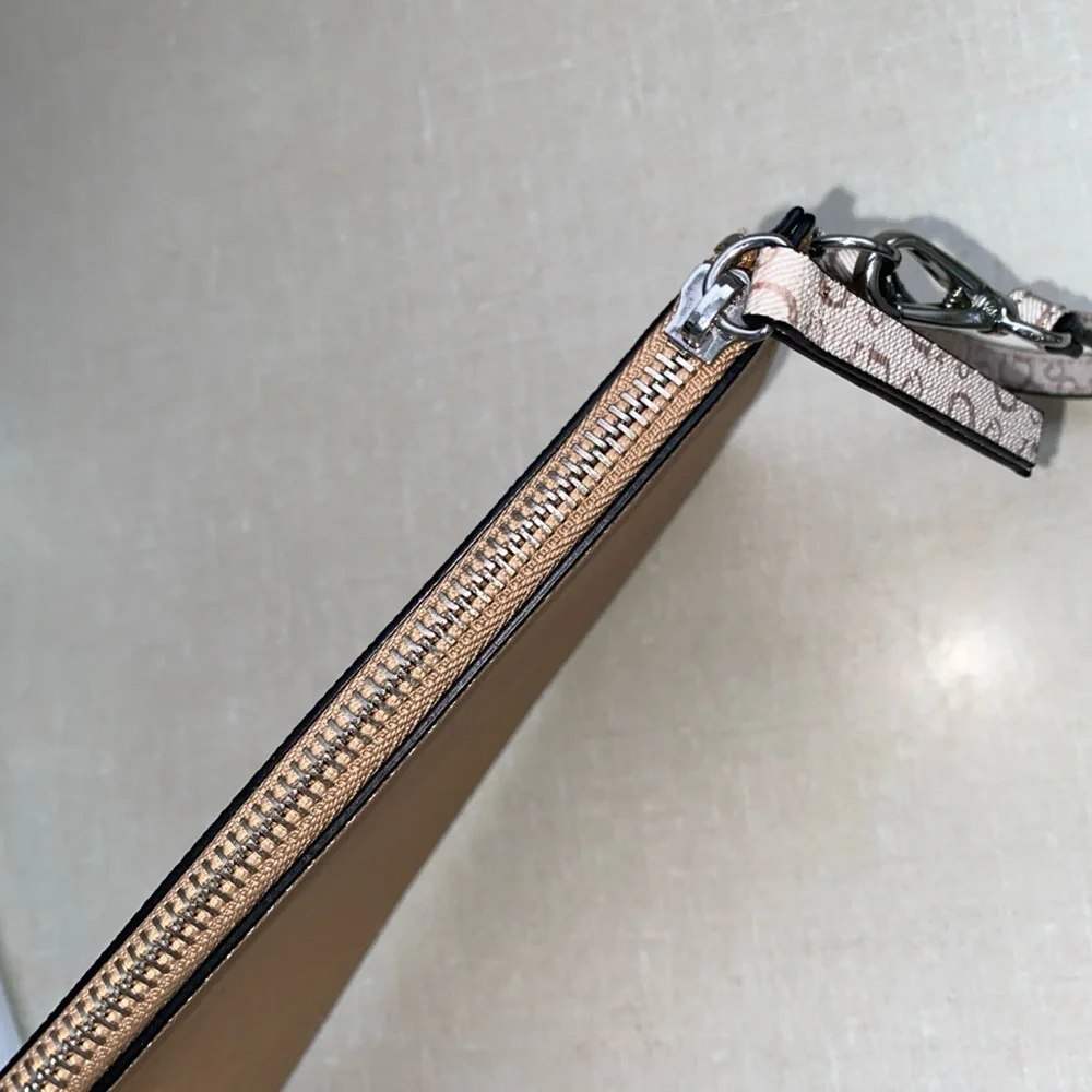 Guess‎ Tan Wristlet Bag